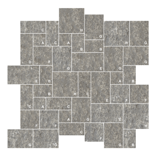 Paver Ashlar Pattern - Basalt