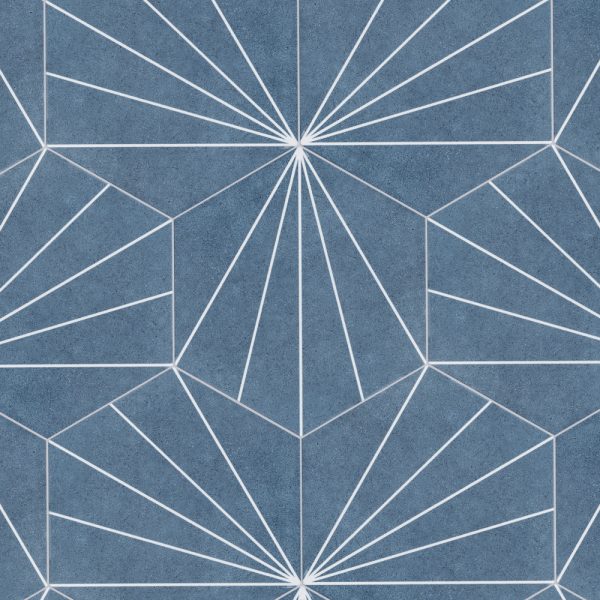 Burst - Blue Hex