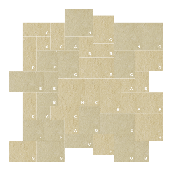 Paver Ashlar Pattern - French Vanilla