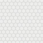 Lincoln Hex 1x1 - Frost White