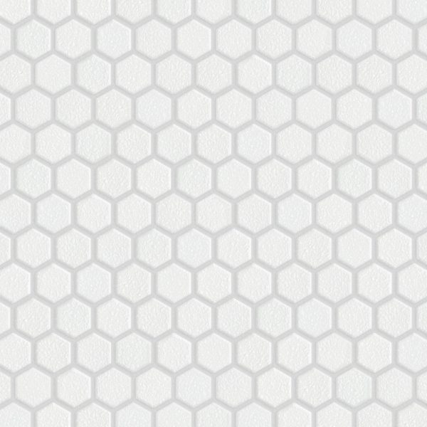 Lincoln Hex 1x1 - Frost White