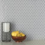 Perfect Circle Porcelain Mosaic - Gloss Cloudy - Image 2