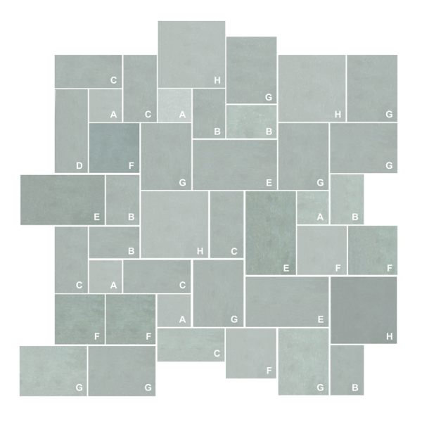 Paver Ashlar Pattern - Indigo Bluestone