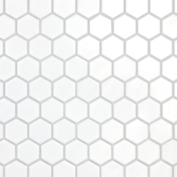 Lincoln Hex 2x2 - Matte Snow