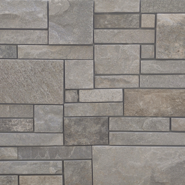 Thin Veneer - Steel Quartz Ashlar Pattern 900