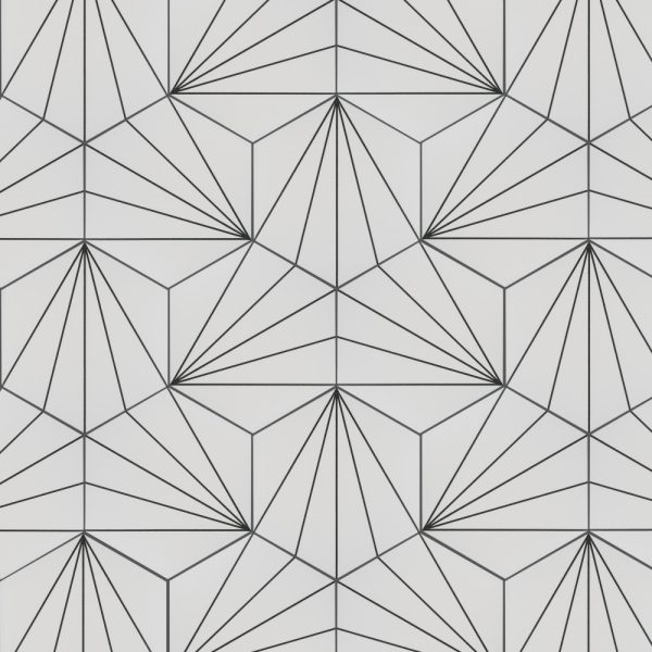 Burst - White Hex