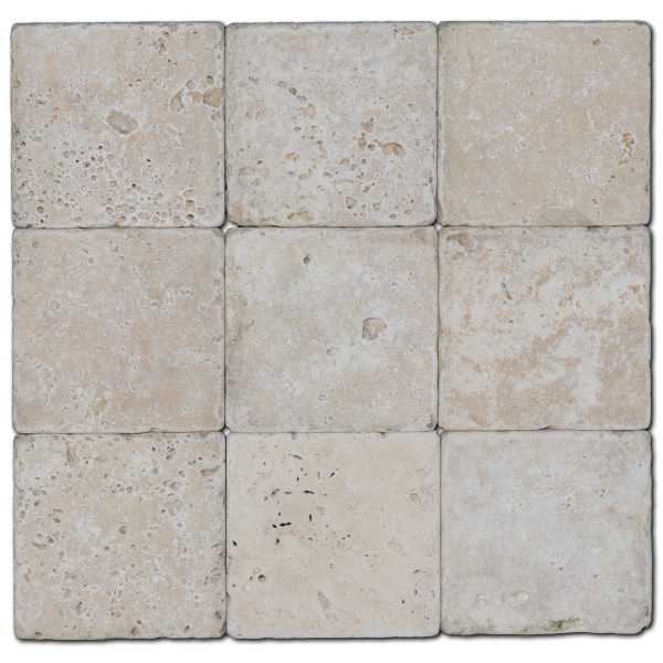 Travertine - Classico Tumbled 4x4