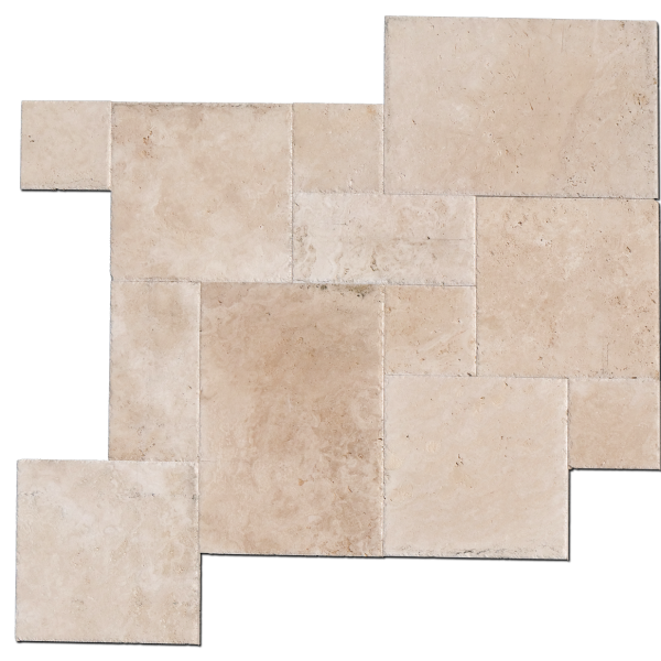Travertine - Ivory 4pc Pattern