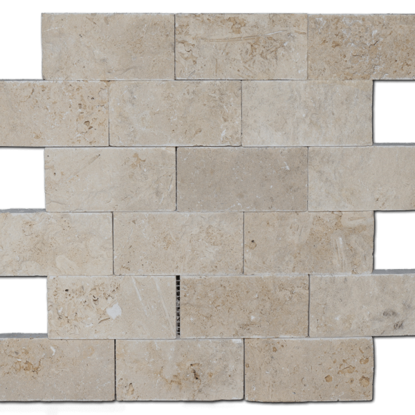 Travertine - Ivory Split Face 2x4